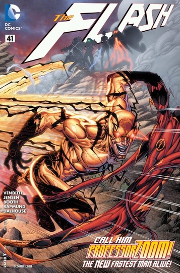 New 52 cover, Professor Zoom and Flash