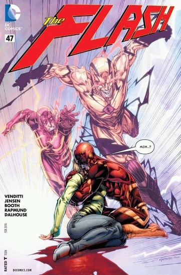 New 52 Cover, Flash and his dead mother