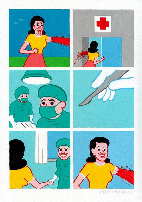 Hospital disarming surgery, Joan Cornellà