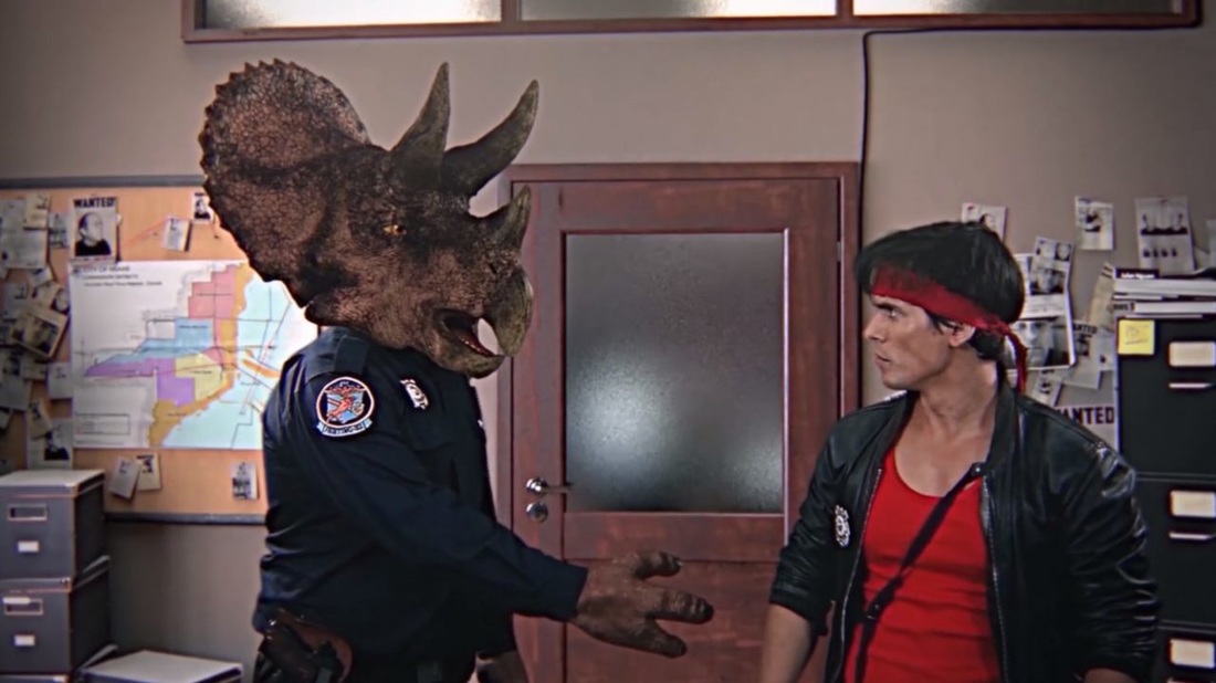 Triceracop and Kung Fury